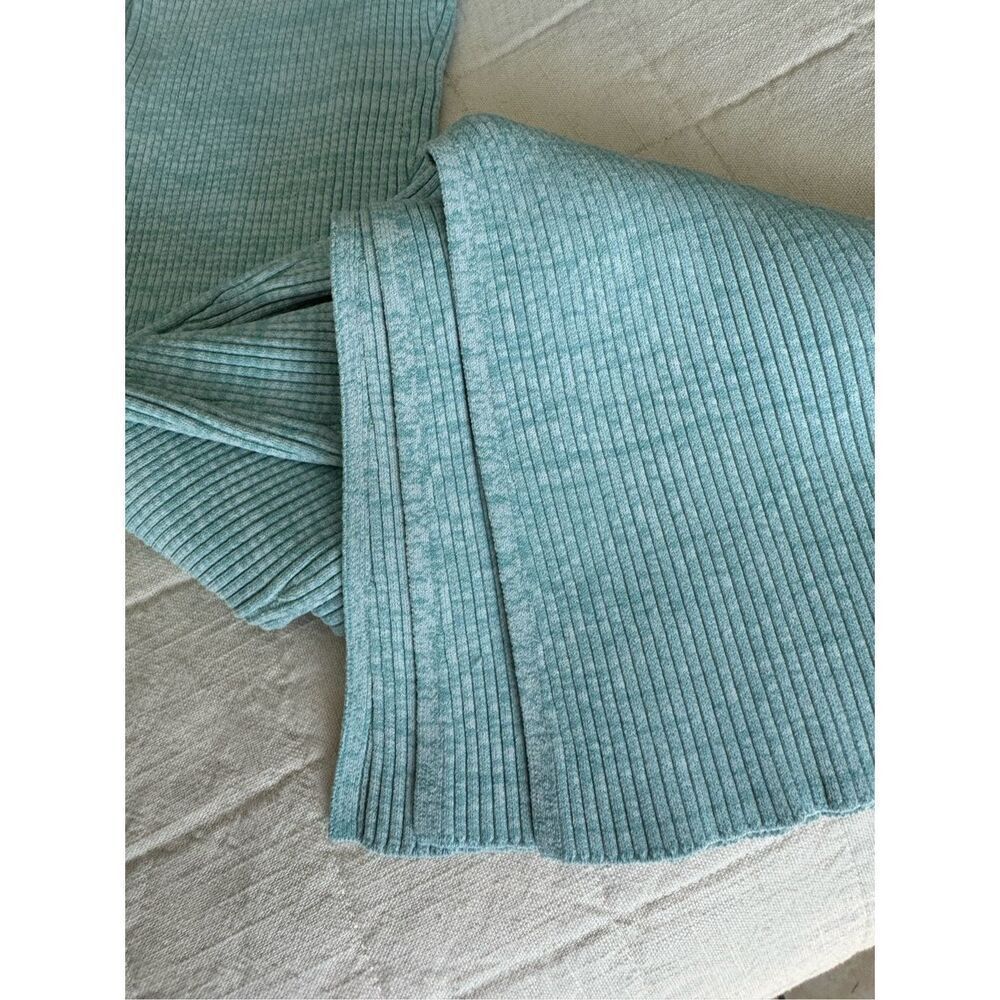 Revolve Le Ore Rimini Rib Knit Flared  Pull On Pants Trousers Small Split‎ Him - Picture 6 of 8